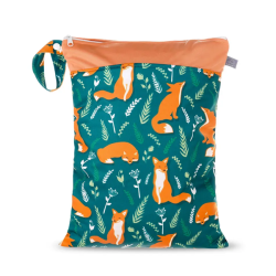- Baby Reusable Wet Bag Green - Fox