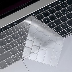 Proelife 13-INCH Ultra Thin Clear Durable Keyboard Skin Cover Protector For Apple Macbook Pro With Touch Bar retina 13 Inch A1706 15 Inch A1707 2016 Released