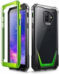 Galaxy A6 Case Poetic Guardian Scratch Resistant Back Built-in-screen Protector Full-body Rugged Clear Hybrid Bumper Case For Samsung Galaxy A6 2018 Do Not Fit