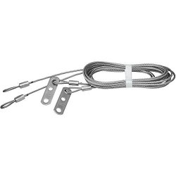 National Hardware N280-388 V7619 Safety Cable For Extension Springs In Galvanized 2 Pack