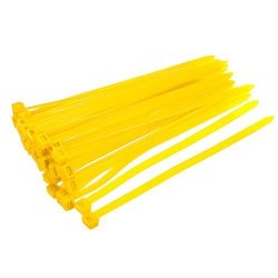 Uxcell 60PCS Cable Zip Ties 8 Inch X 0.3 Inch Self-locking Nylon Tie Wraps Yellow