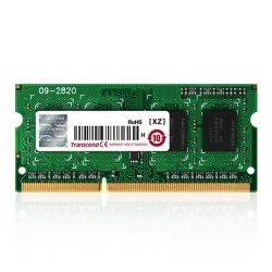 Transcend 4GB Low dual Voltage DDR3-1600 Dual Rank Notebook Memory