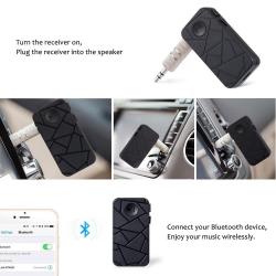 Bluetooth 4.1 Stereo Audio Music Receiver With Adapter And Audio Cable