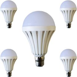 Intelligent Rechargeable Light Bulbs 5 Pack LED 9W Bayonet