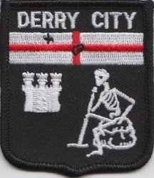 Northern Ireland Derry City Embroidered Badge A138