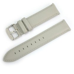 Cassis Type Dw Genuine Calf Leather Waterproof Lining Watch Strap For 40MM Daniel Wellington Watches 20MM Light Gray With Tool U0029169091020M