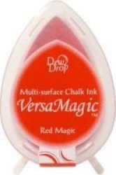 Versamagic D.drop Ink Pad - Red Magic - Pigment Chalk Ink