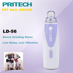 Pritech Ld-56 Electric Pet Nail Groom Dog Cat Pet Grooming Trimmer Nail Grinder Low Vibration