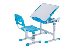 Study Desk & Chair - Blue