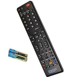 Hqrp Remote Control For Toshiba 32AV500U 32AV502R 32AV502RZ 32AV502U 32AV50U 32AV52R Lcd LED HD Tv Smart 1080P 3D Ultra 4K + Hqrp Coaster