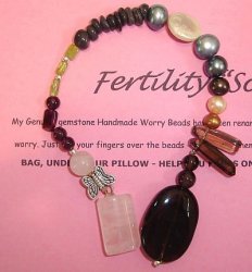Marykay - Fertility Soothing Beads - Genuine Gemstone Worry Beads