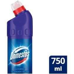 Domestos Multipurpose Stain Removal Thick Bleach Cleaner Regular 750ML