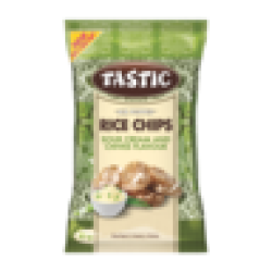 Tastic Sour Cream & Chives Flavour Rice Chips 85G