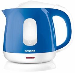 Sencor SWK1012BL 1L Electric Kettle With Power Cord Storage Base And Lid Safety Lock Blue