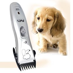 IeGeek Professional Rechargeable Electric Dog Cat Hair Trimmer Cordless Pet Hair Grooming Clipper