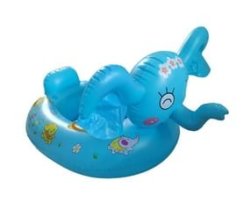 Float Elephant Baby Swimming Boat- Blue