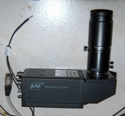 Jai Cv-m40 Inspection Camera With Lens