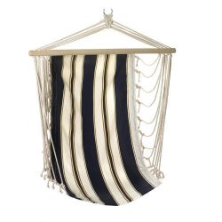 Navy Striped Hanging Chair By Oceantailer