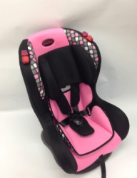 Chelino Veyron Deluxe Baby & Toddler Car Seat in Black & Pink