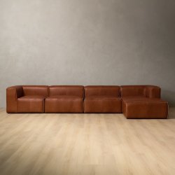 Havenwood Leather Daybed Large Duskwood