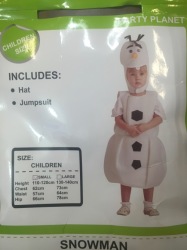 Frozen Snowman Costume For Kids