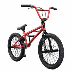 Mongoose Legion L20 Freestyle Bmx Bike Line For Beginner-level To Advanced Riders Steel Frame 20-INCH Wheels Red