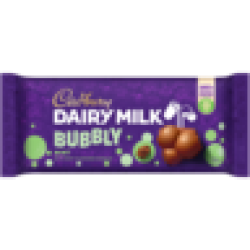 Cadbury Dairy Milk Bubbly Mint Chocolate Slab 150G