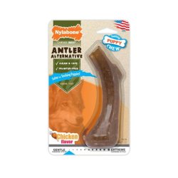 Nylabone Puppy Antler Chew Chicken - Extra Small