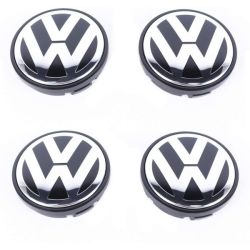 Volkswagen Oem Wheel Caps Set Of 4 - 1J0601171