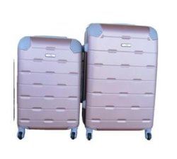 Berlin Luggage 2 Piece Abs Set Rose Gold