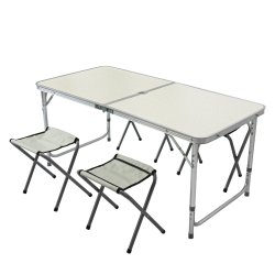 Fine Living Folding Camping Table & Stools