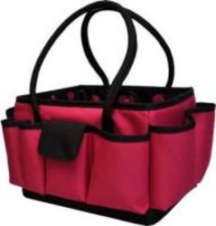 Everything Mary Caddy - Pink With Polka Dot Fabric Lining