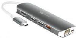 RCT DS-CN3270 USB TYPE C MOBILE DOCKING STATION WITH 2 HDMI 1 VGA 1 RJ 45 3 USB3.0 2 USB2.0 Sd&micro Sd Slot
