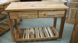 Kitchen Island 1.2m Made From Blackwood