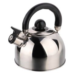 Campfire Stainless Steel Whistling Kettle Silver 2.5LT