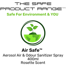 Air Safe Rosette Scented Aerosol Freshener 400ML Can