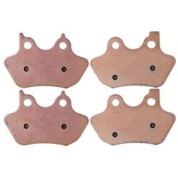 Eccpp FA400 Brake Pads Front And Rear Sintered Replacement Brake Pads Kits Fit For 2000-2006 Harley-davidson