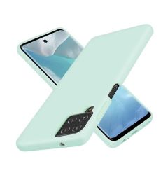 Liquid Silicone Back Case For Samsung A12- Turquoise