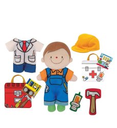 Role Play Doll Set - Doctor And Engineer