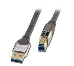 50CM USB 3.0 Cable 3.2 Gen 1 3.1 A B Transparent