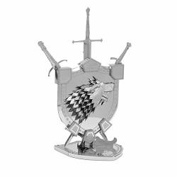Fascinations Metal Earth Iconx Game Of Thrones House Stark Sigil 3D Metal Model Kit