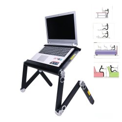 Portable 360 Folding Bed Laptop Desk Stand Holder Suitable Computer Notebook Un