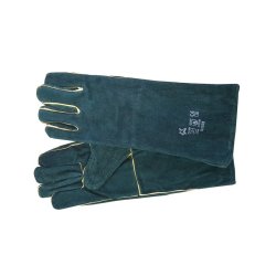 Pioneer Heat Resistant Chrome Leather Gloves Green 8" Cuff G022