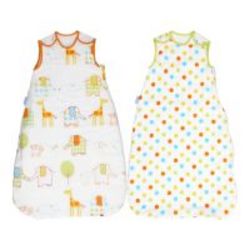 The Gro Company 1.0 Tog 0-6 Months Hippo Hop & Spot Wash & Wear Travel Grobag 2 Pack