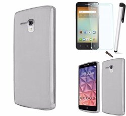 For Alcatel Onetouch Pixi Glory Case Alcatel Onetouch Pop 3 5.5" Case Soft Plastic Tpu Gel Case Rubber Skin Candy Phone Cover Combo Pack Clear