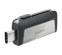 SanDisk Ultra Dual Drive USB Type-c 128GB Type-a 3.2 Gen 1 Black And Silver Flash SDDDC2-128G-G46