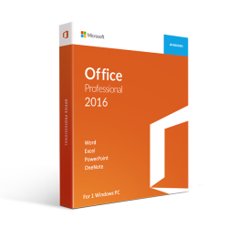Microsoft Genuine License Key Office 2016 Professional Lifetime Activation 32 & 64 Bit