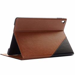 Ipad Pro 12.9 " Smart Stand Case Sammid Vintage Pu Leather Book Display Stand Case For Ipad Pro 12.9 Inch Ipad Pro 12.9 Black