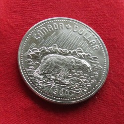 Do Not Pay - Canada 1 $ 1980 Bear Silver