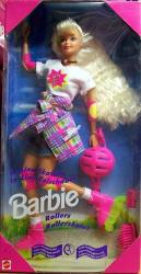 in line skating barbie